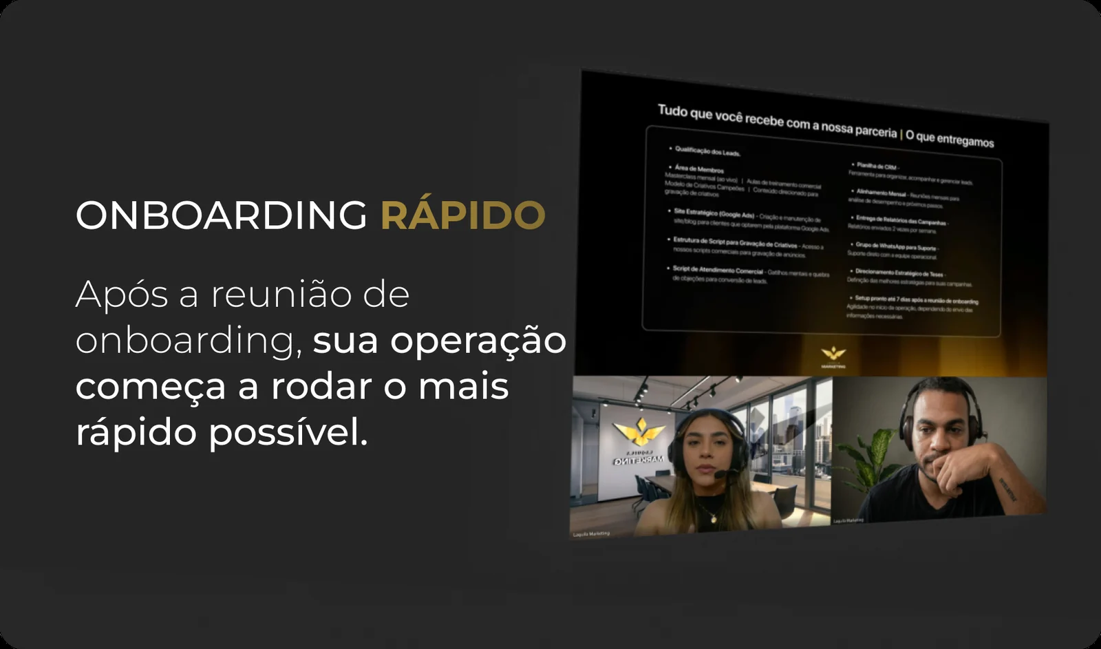 Onboarding rápido